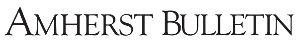 Page footer: small Amherst Bulletin logo
